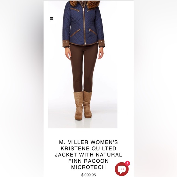 M. Miller Kristene quilted jacket XL - Picture 2 of 7